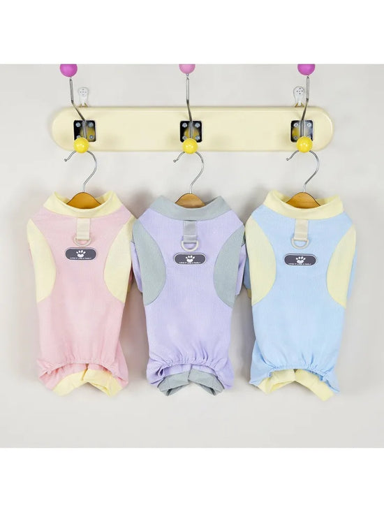 Pet clothing outdoor  dog four-legged outfit spring and summer new dog clothes cat spring and summer clothes for sun protection