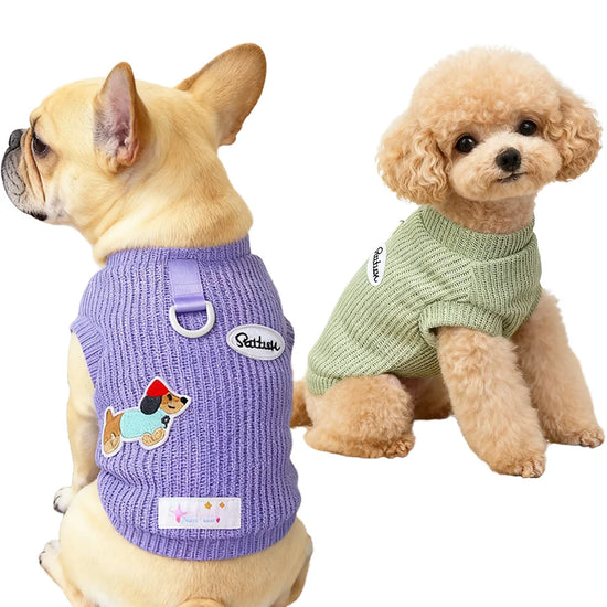 Dog Sweater for Small Dogs Pet Apparel Winter Puppy Clothes for Chihuahua Yorkie Autumn Winter Warm Cat Sweater Pet Clothes
